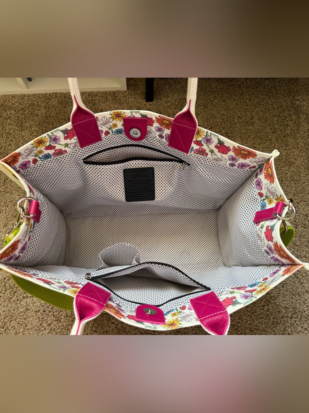 Brighton large fashionista canvas  tote - Picture 4 of 7